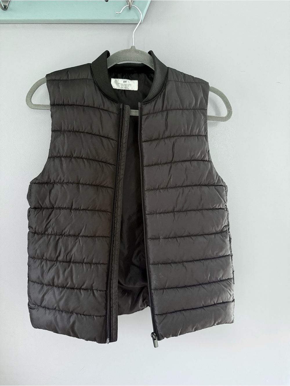 H&M Black Puffer Vest Kids 10-12